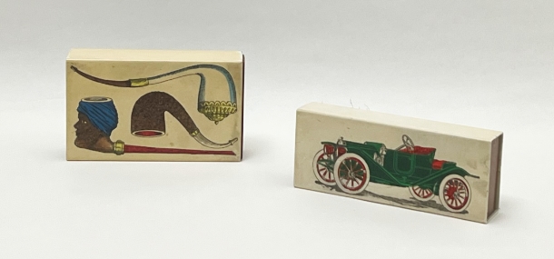 Coppia scatole anni50 Piero Fornasetti A  084 C